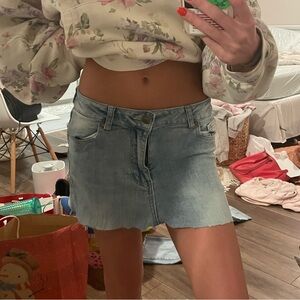 Sisstr mini jean skirt